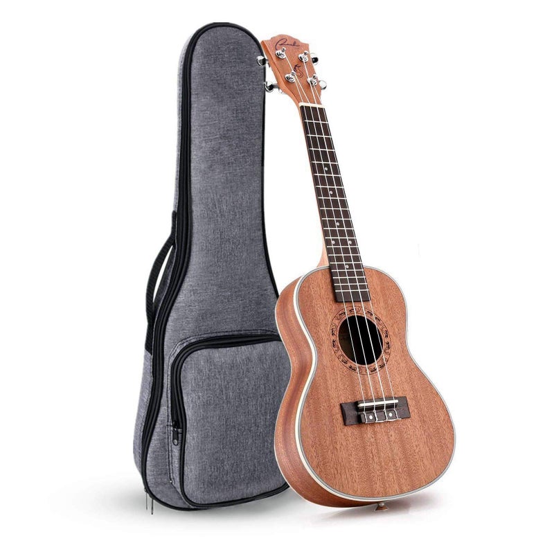 Ranch Left handed Concert Ukulele 23 inch Professional Wooden ukelele Instrument with Padded Ukele Gig Bag - Image 1
